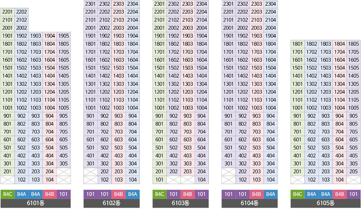 고덕국제신도시 제일풍경채 61블럭 단지 안내 16